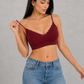 Sculp Padded Bra Top - Wireless Bralette with Built-In Cups