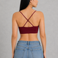 Sculp Padded Bra Top - Wireless Bralette with Built-In Cups