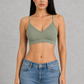 Sculp Padded Bra Top - Wireless Bralette with Built-In Cups