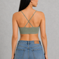 Sculp Padded Bra Top - Wireless Bralette with Built-In Cups