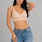 Sculp Padded Bra Top - Wireless Bralette with Built-In Cups