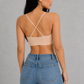 Sculp Padded Bra Top - Wireless Bralette with Built-In Cups