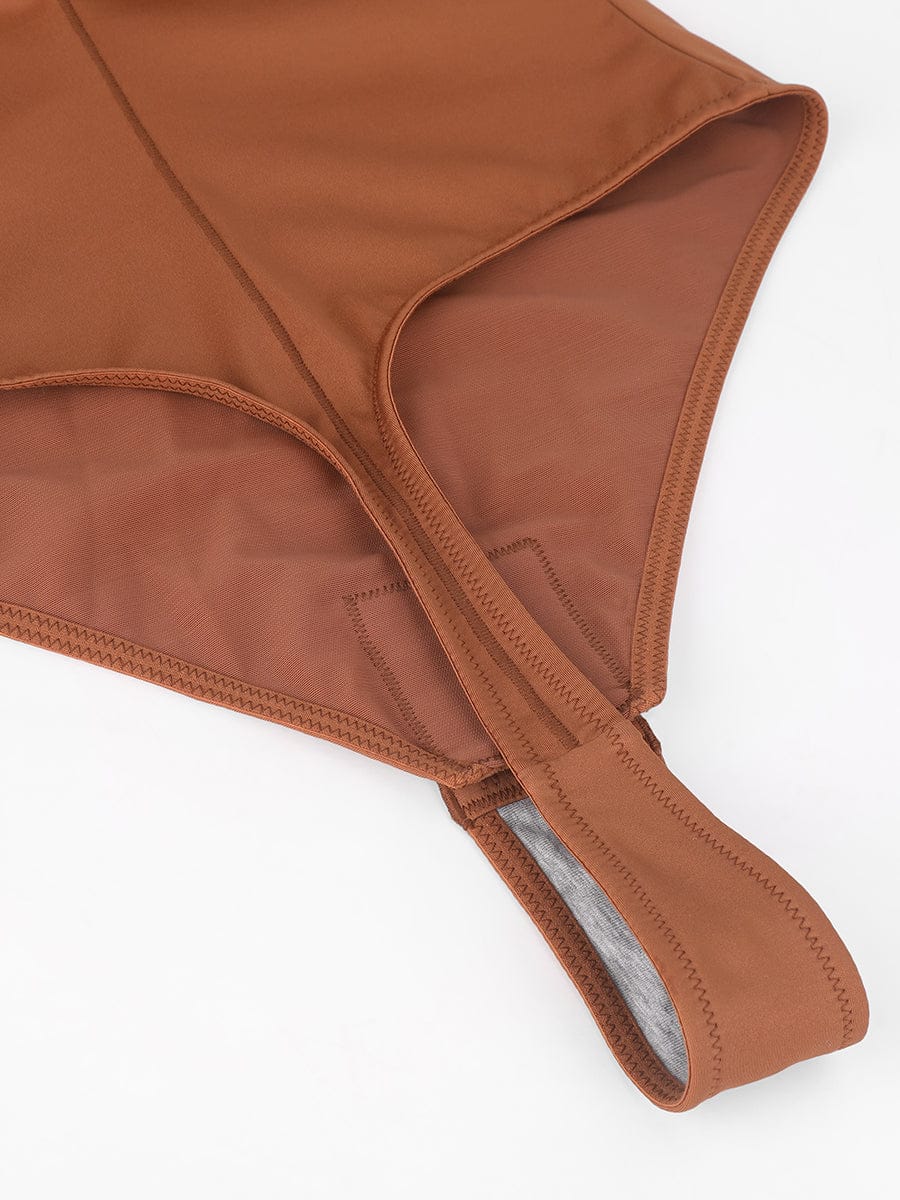 SculpStore Strapless Shapewear Bodysuit - Tummy Control Seamless Body Shaper with Detachable Straps