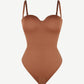 SculpStore Strapless Shapewear Bodysuit - Tummy Control Seamless Body Shaper with Detachable Straps