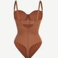 SculpStore Strapless Shapewear Bodysuit - Tummy Control Seamless Body Shaper with Detachable Straps