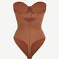 SculpStore Strapless Shapewear Bodysuit - Tummy Control Seamless Body Shaper with Detachable Straps