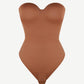 SculpStore Strapless Shapewear Bodysuit - Tummy Control Seamless Body Shaper with Detachable Straps