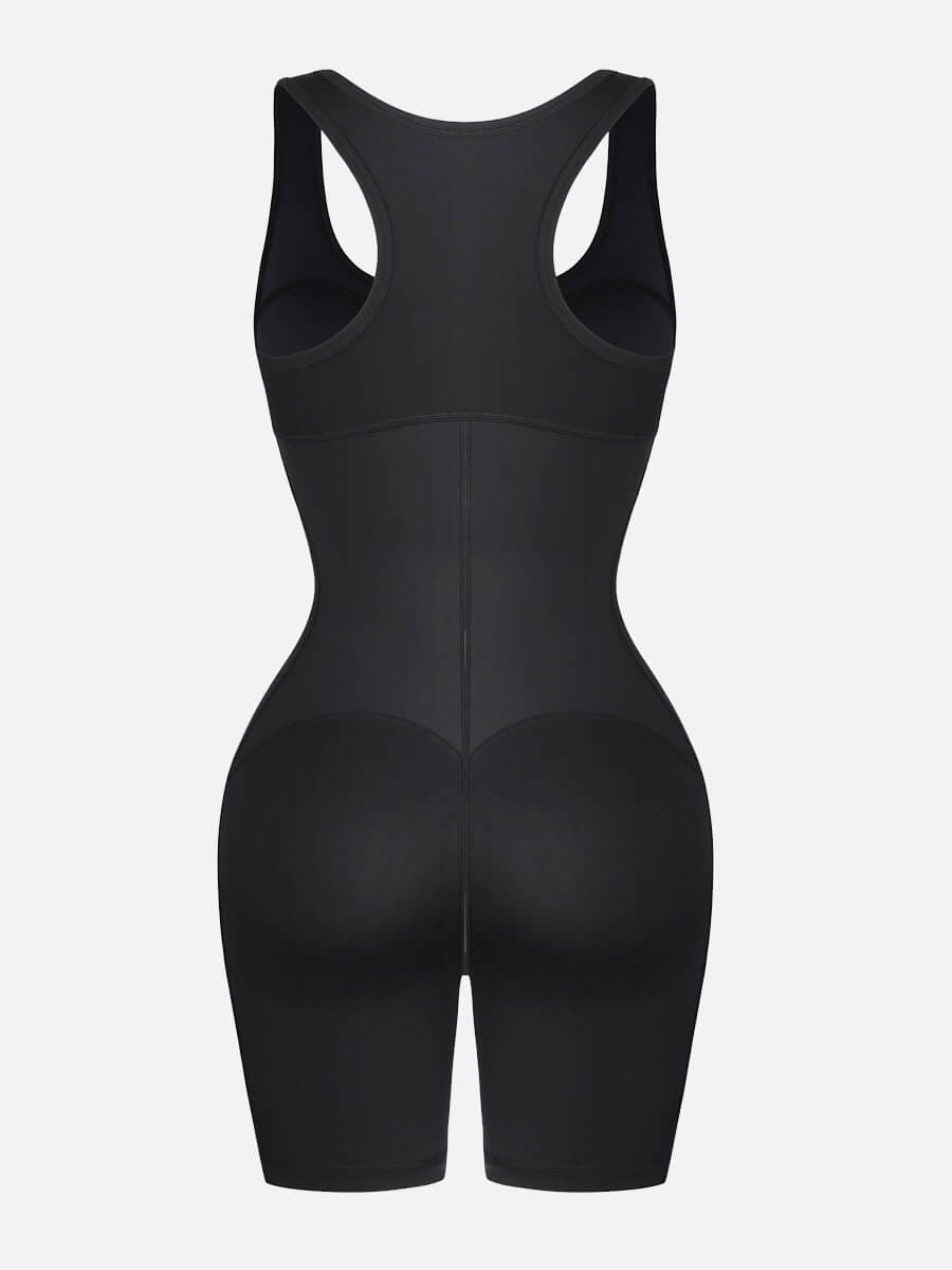 Sculp Sculpting Pocket Active Jumpsuit - Built-In Bra Compression Bodysuit