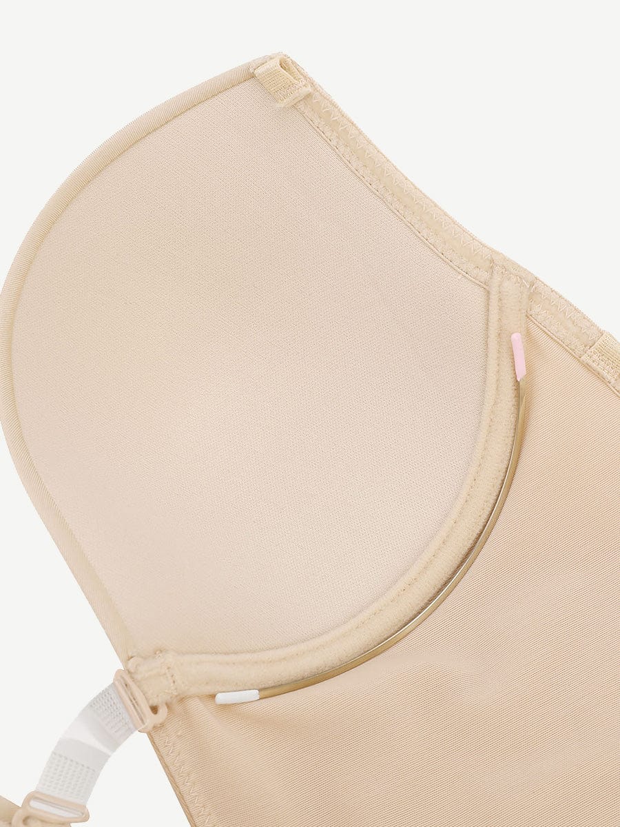 SculpStore Seamless Shapewear Bodysuit - Tummy Control Body Shaper with Built-In Bra