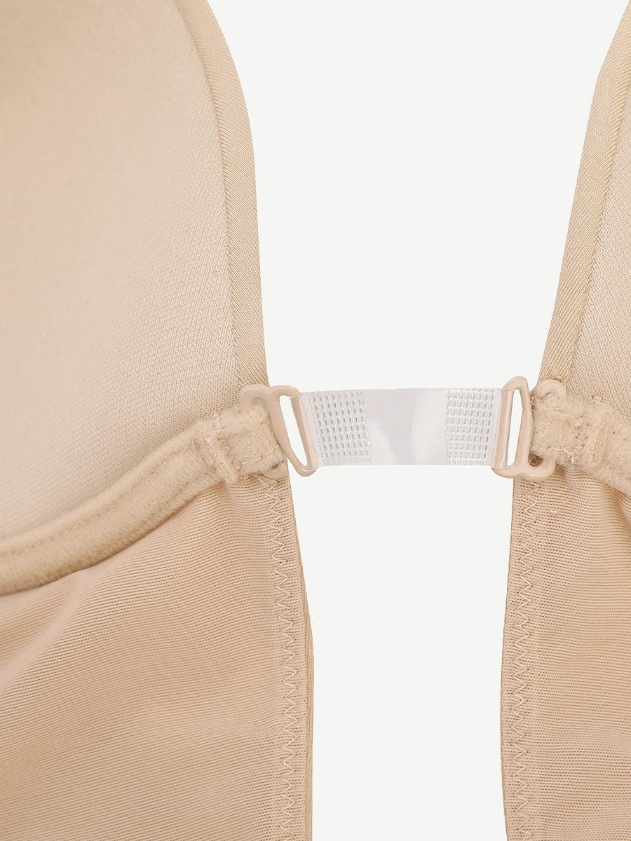 SculpStore Seamless Shapewear Bodysuit - Tummy Control Body Shaper with Built-In Bra