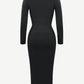 Sculp Long Sleeve Shaping Bodycon Dress