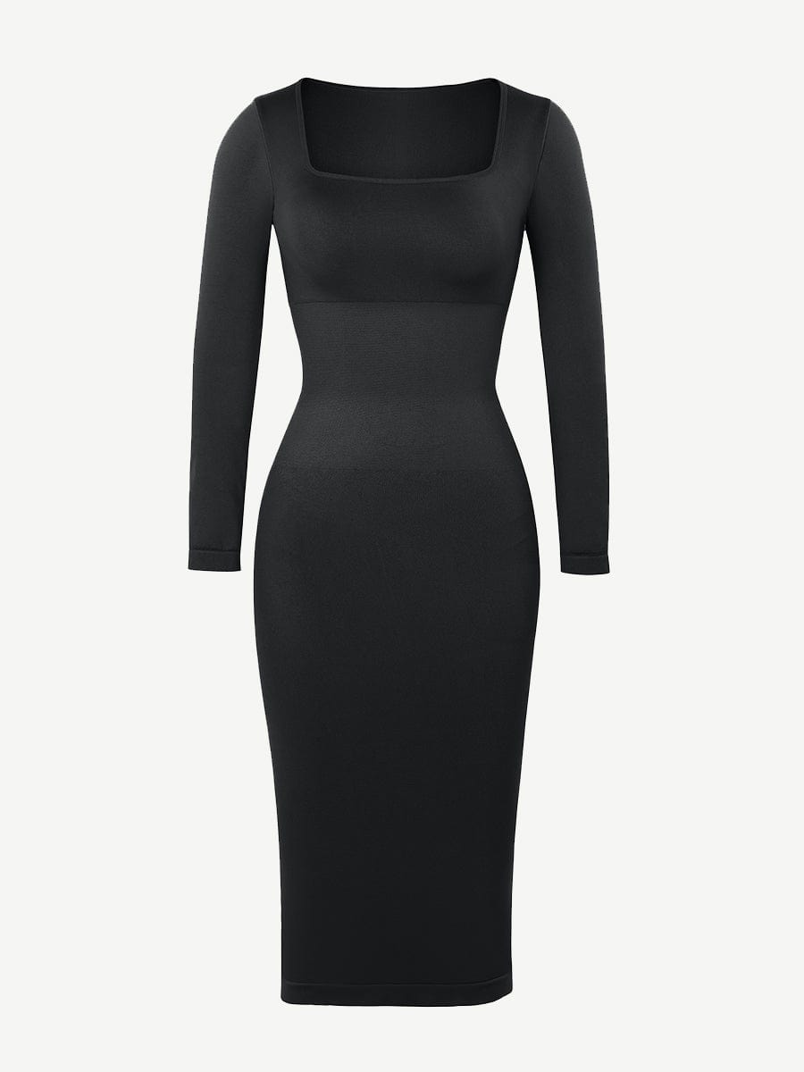Sculp Long Sleeve Shaping Bodycon Dress