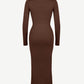 Sculp Seamless Shaping Slit Maxi Dress - Built-In Bra Tummy Control