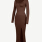 Sculp Seamless Shaping Slit Maxi Dress - Built-In Bra Tummy Control