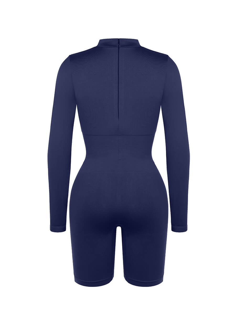 Sculp Seamless Mock Neck Shaping Bodysuit - Built-In Bra Tummy Control